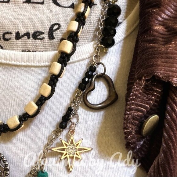 Multi charms necklace - Picture 4 of 5